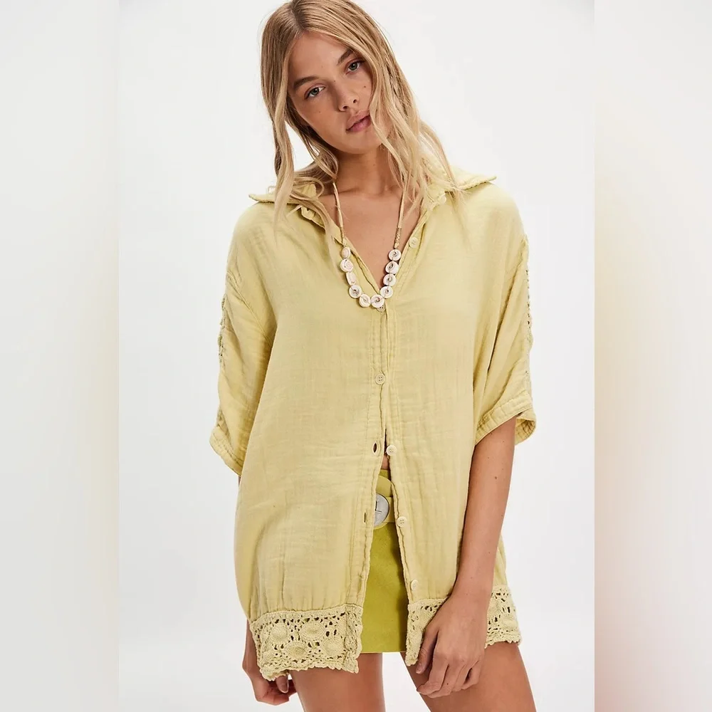 Free People | Chemise en Dentelle CP Shades / Size M